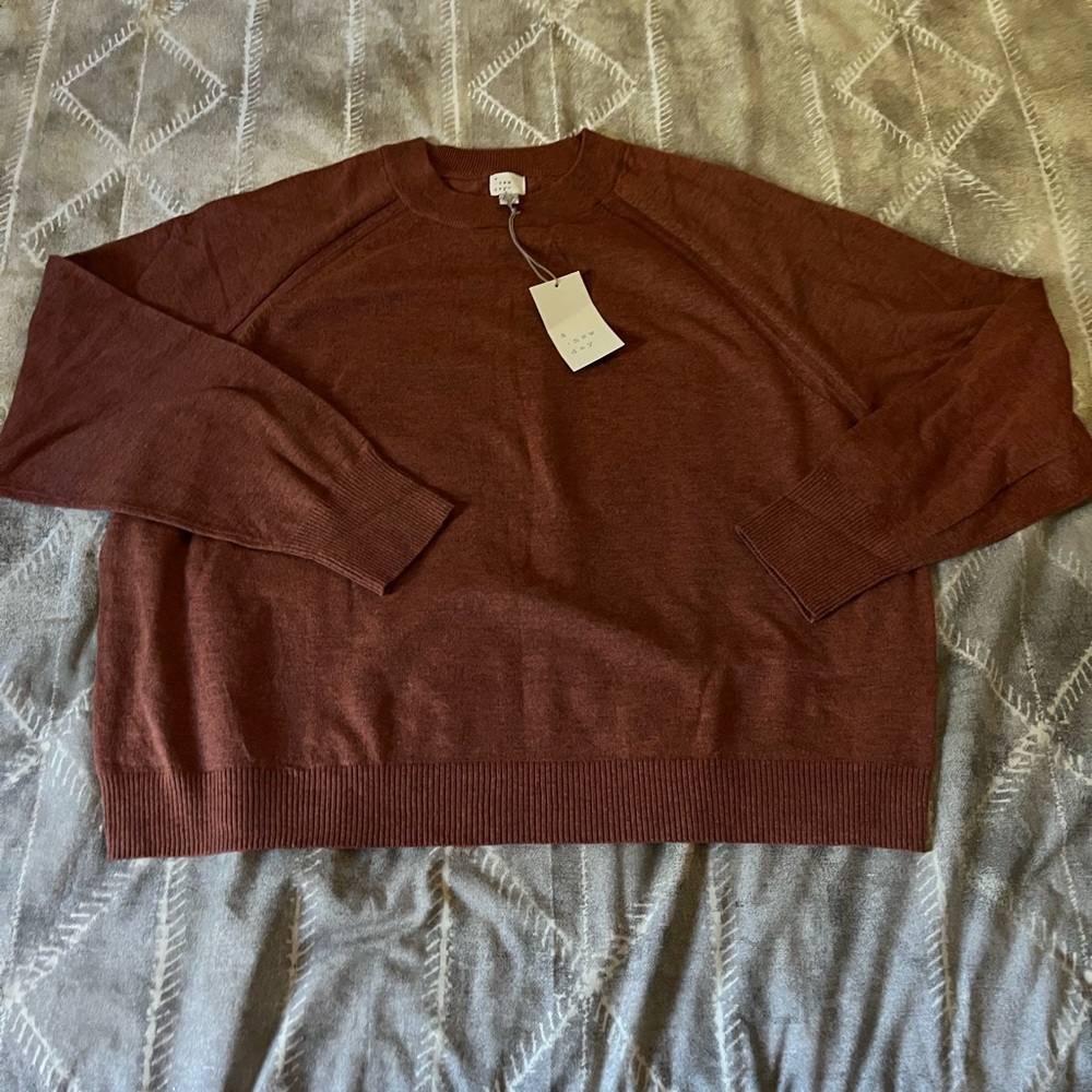 A new day crew neck sweater